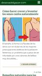 Mobile Screenshot of deseoadelgazar.com